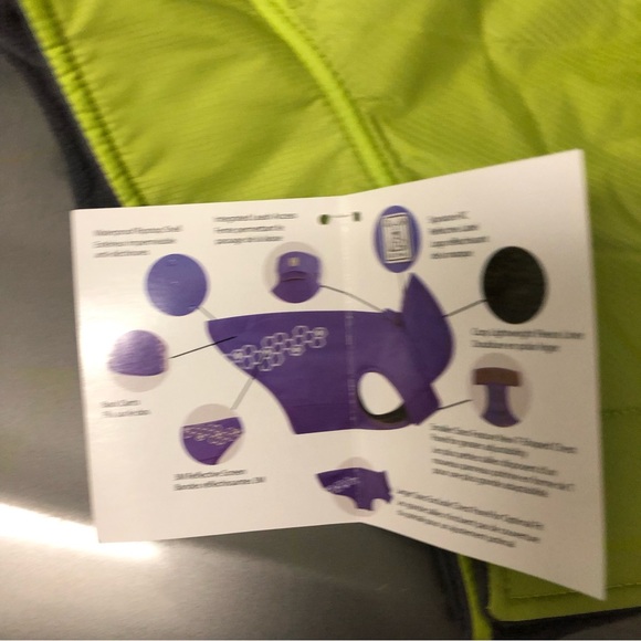 RC Venture Outerwear Dog Coat - NWT - Lime   Size 20 - Great colour for walking - Picture 7 of 9